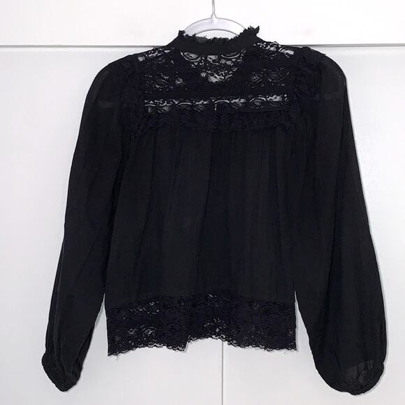 Akemi + Kin / Anthropologie cotton button down blouse - Picture 8 of 10